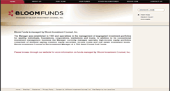 Desktop Screenshot of bloomfunds.ca